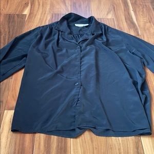 SPERANZA BLACK BUTTON DOWN